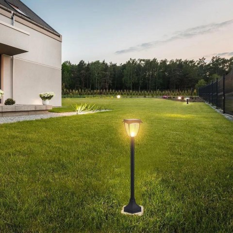 Słupek Ogrodowy Solarny V-TAC 2W LED IP44 93cm VT-984 3000K+6000K 110lm 3 Lata Gwarancji