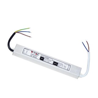 Zasilacz LED V-TAC 30W 12V 2,5A Metalowy Hermetyczny IP65 VT-22030