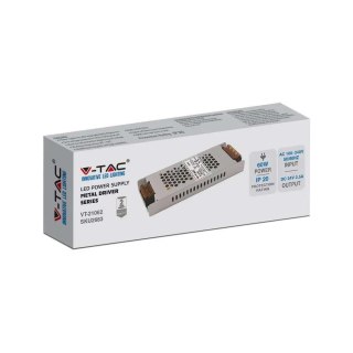 Zasilacz LED V-TAC 60W 24V 2.5A Modułowy SLIM VT-21062