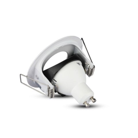 Oczko V-TAC Aluminiowe Odlew GU10 mat Okrągłe Białe 3611 VT-785