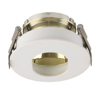 Oczko V-TAC GU10 Asymetryczne Wpuszczane Białe/Złoty Okrągłe VT-874-WG 3 Lata Gwarancji