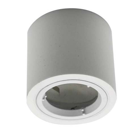 Lampa Oprawa V-TAC GIPS GU10 Natynkowa Tuba Okrągła Biała 75x75mm VT-716RD