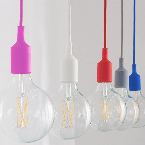 Oprawa Zwieszana Silikonowa V-TAC E27 Brązowa VT-7228-BN 5 Lat Gwarancji