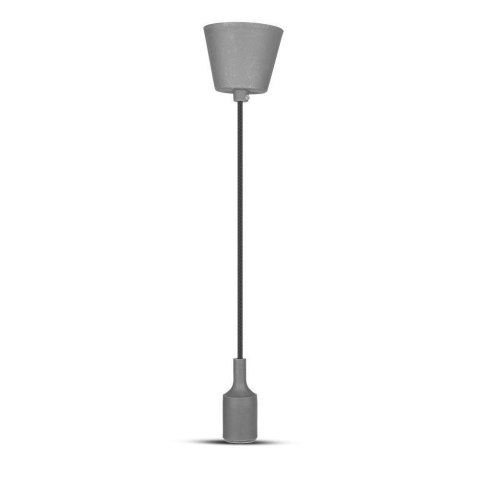 Oprawa Zwieszana Silikonowa V-TAC E27 Szara VT-7228-GY 5 Lat Gwarancji