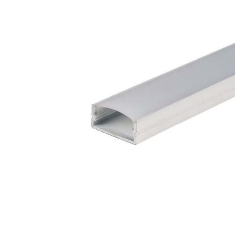 Profil Aluminiowy V-TAC 2mb Biały, Klosz Mleczny, Na dwie taśmy VT-8108-W 5 Lat Gwarancji