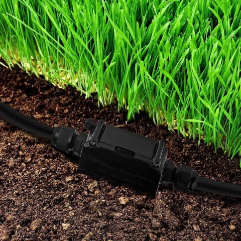 Puszka Złączka Mufa Hermetyczna V-TAC Czarna VT-7224