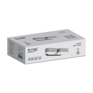 Kinkiet Ścienny V-TAC 12W LED Obrotowy 350st Biały VT-814-W 3000K 1444lm