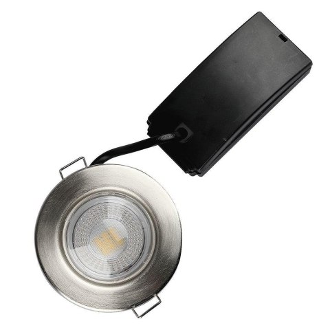 Oczko LED V-TAC SAMSUNG CHIP 5W Hermetyczne IP65 Ściemnialne Satyna VT-885 4000K 500lm 5 Lat Gwarancji