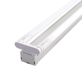 Oprawa Belka V-TAC podwojna z Tubą LED 36W SAMSUNG CHIP 120cm VT-12027 6400K 3400lm 5 Lat Gwarancji