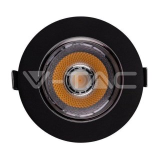 Oprawa Downlight V-TAC SAMSUNG CHIP 10W Czarna Uchylna VT-2-13 3000K 800lm 5 Lat Gwarancji