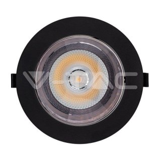 Oprawa Downlight V-TAC SAMSUNG CHIP 20W Czarna Uchylna VT-2-23 6400K 1600lm 5 Lat Gwarancji