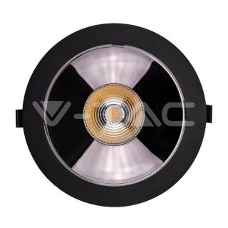 Oprawa Downlight V-TAC SAMSUNG CHIP 30W Czarna Uchylna VT-2-33 4000K 2400lm 5 Lat Gwarancji