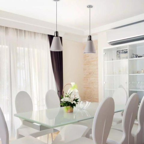 Oprawa Zwieszana Modern V-TAC Biały Mat fi220 VT-75206 5 Lat Gwarancji