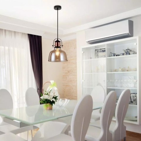 Oprawa Zwieszana V-TAC LOFT Szkło Bursztyn VT-7220-A 5 Lat Gwarancji
