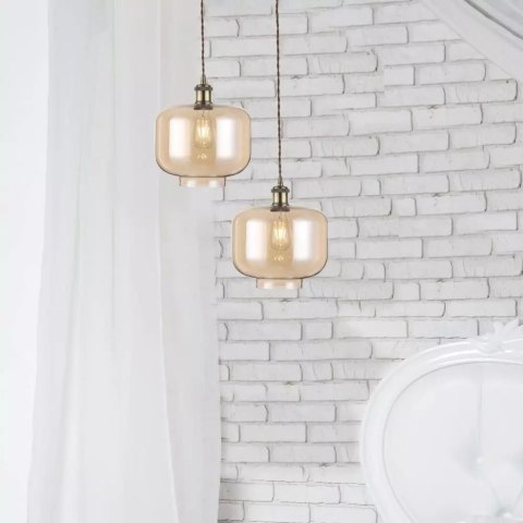 Oprawa Zwieszana V-TAC LOFT Szkło Bursztyn VT-7320 5 Lat Gwarancji