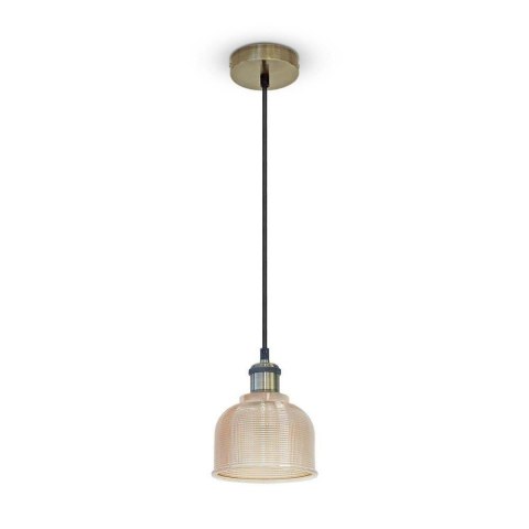 Oprawa Zwieszana V-TAC LOFT Szkło Bursztyn fi145 VT-7150-AG 5 Lat Gwarancji