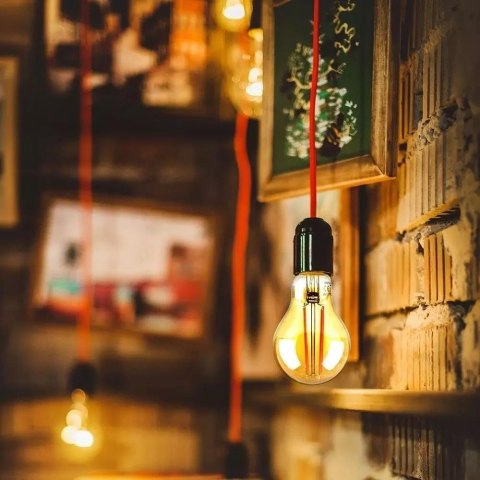 Żarówka LED V-TAC 12.5W Filament E27 A70 Bursztynowa VT-2123 2200K 1240lm