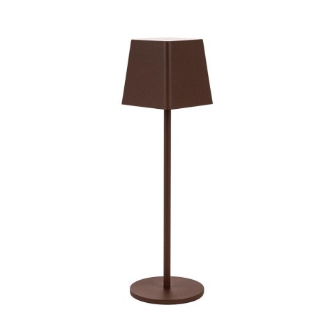 Lampka Biurkowa Nocna V-TAC 2W LED Ładowanie Ściemnianie IP54 Brąz Corten VT-7563 3000K 200lm