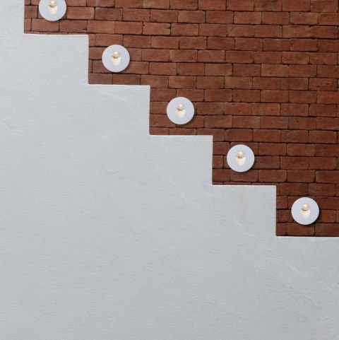 Oprawa Schodowa 3W LED V-TAC Okrągła Biała 230V VT-1109 4000K 270lm