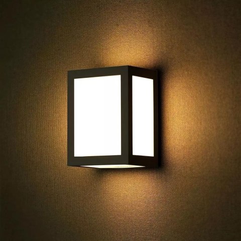 Oprawa Ścienna V-TAC 12W LED IP65 Czarna VT-822 4000K 1350lm