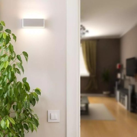 Oprawa Ścienna V-TAC 9W LED Góra Dół Szara IP65 VT-8056 3000K 850lm