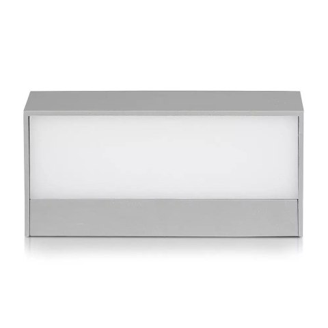 Oprawa Ścienna V-TAC 9W LED Góra Dół Szara IP65 VT-8056 6400K 850lm