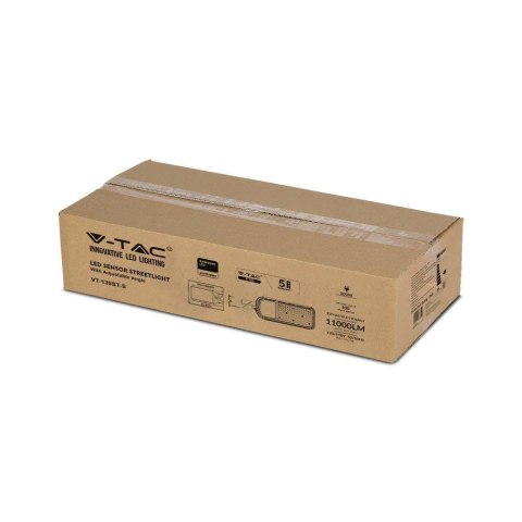 Lampa Oprawa Uliczna LED V-TAC SAMSUNG CHIP z regulacją i czujnikiem światła 100W 120Lm/W VT-139ST-S 4000K 11000lm 5 Lat Gwarancji