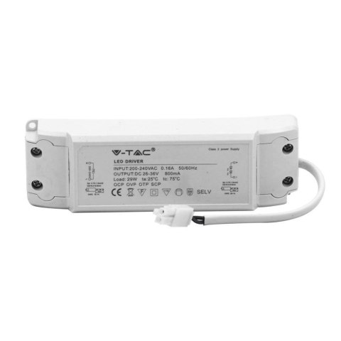 Panel LED V-TAC 29W 600x600 120Lm/W PMMA VT-6129 6000K 3480lm