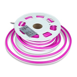 Neon Flex 24V 10mb 8W/m V-TAC VT-555 Kolor Różowy 320lm