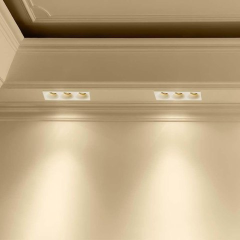 Oprawa Gipsowa V-TAC 3xGU10 Sufitowa Biała 280x100 VT-11023 3 Lata Gwarancji