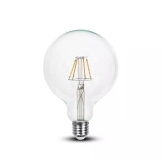 Żarówka LED V-TAC 6W Filament E27 Kula Glob G95 VT-1993 3000K 600lm