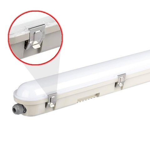 Oprawa Hermetyczna LED V-TAC SAMSUNG CHIP M-SERIES 36W 120cm 120Lm/W ML SS Clip VT-120136 6400K 4320lm 3 Lata Gwarancji