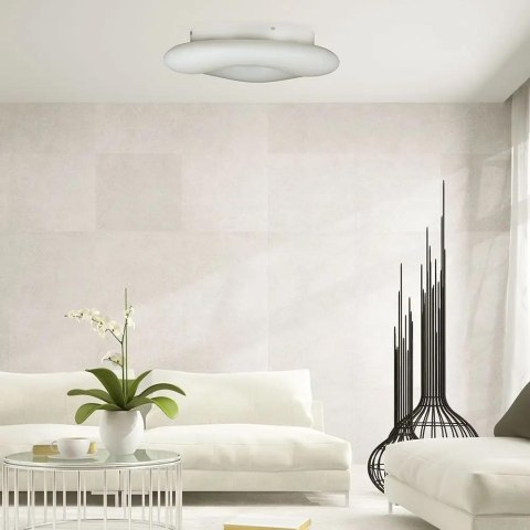 Oprawa LED V-TAC 80W Oprawa Sufitowa Owal Zmiana Barwy 75cm Ściemnianie Biały VT-7752-N 2700K-6400K 7300lm 3 Lata Gwarancji