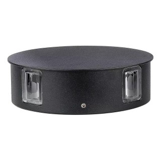 Oprawa Ścienna V-TAC 3W LED IP65 Czarna Okrągła VT-706-B-N 3000K 428lm
