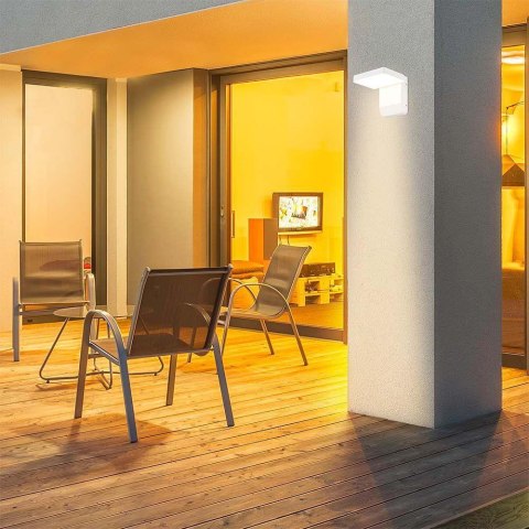 Projektor Oprawa Elewacyjna V-TAC 17W LED Biała IP65 VT-11020 4000K 2580lm
