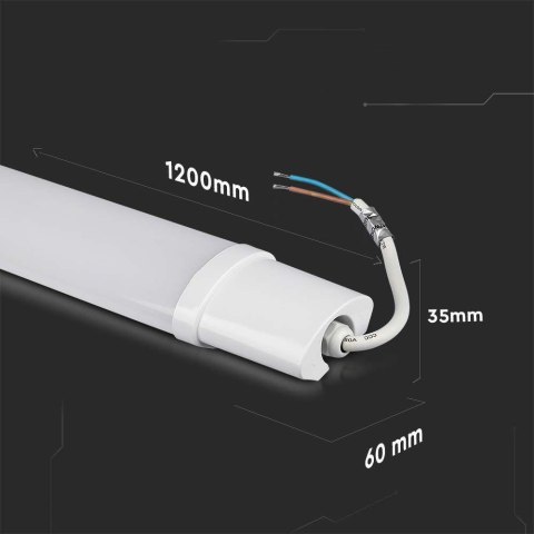 Oprawa Hermetyczna V-TAC LED S-SERIES 120cm 36W IP65 VT-1239 4000K 3900lm