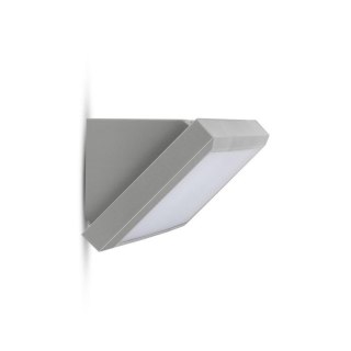 Lampa Kinkiet Oprawa Ścienna V-TAC 12W LED Ukośna Szara IP65 VT-8054-N 4000K 1250lm