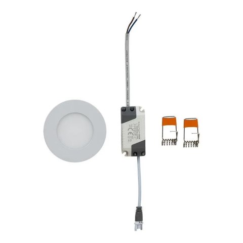 Panel LED V-TAC Premium Downlight 3W Okrągły fi84 VT-307 6000K 130lm