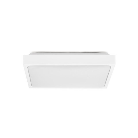 Plafon V-TAC 18W LED Kwadrat IP44 Czujnik Ruchu Mikrofalowy 23x23cm Biały VT-8618SW-SQ 4000K 1800lm