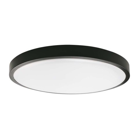 Plafon Lampa Sufitowa V-TAC 18W LED Okrągły IP44 23cm Czarny VT-8618B-RD 3000K 1800lm