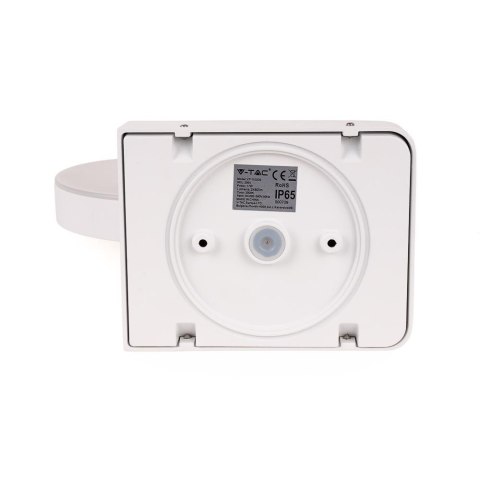 Projektor Oprawa Elewacyjna V-TAC 17W LED Czujnik Ruchu Okrągła Biała IP65 VT-11020S 3000K 2520lm