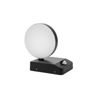 Naświetlacz Projektor Oprawa Elewacyjna V-TAC 17W LED Czujnik Ruchu Okrągła Czarna IP65 VT-11020S 4000K 2520lm