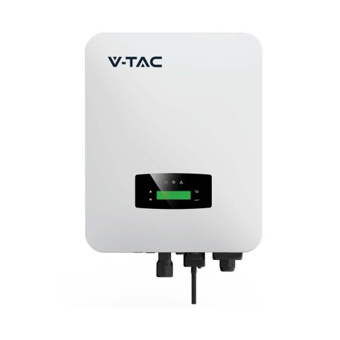 Falownik Inwerter V-TAC 6KW HYBRYDOWY Jednofazowy IP65 VT-6607106 5 Lat Gwarancji