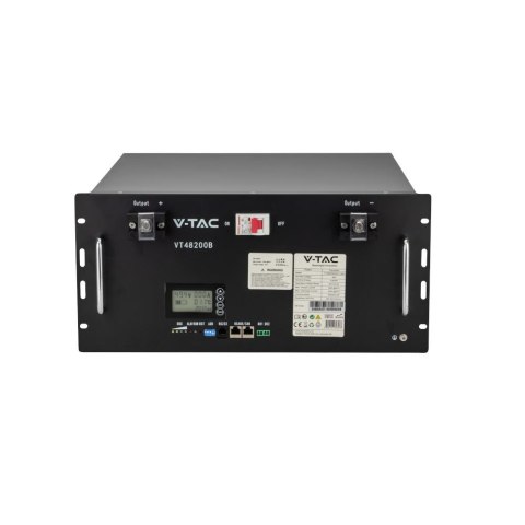Magazyn Bank Energii V-TAC VESTWOODS Powerbank 9.6kWh RACK 48V 200Ah LiFePO4 VT-48200B 10 Lat Gwarancji