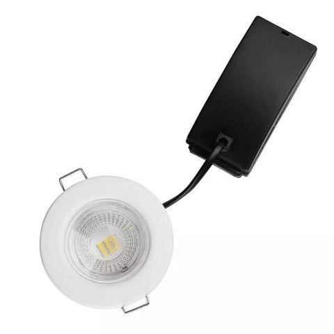 Oczko LED V-TAC SAMSUNG CHIP 5W Hermetyczne IP65 Ściemnialne Białe (Opak. 10szt) VT-885 4000K 440lm 5 Lat Gwarancji