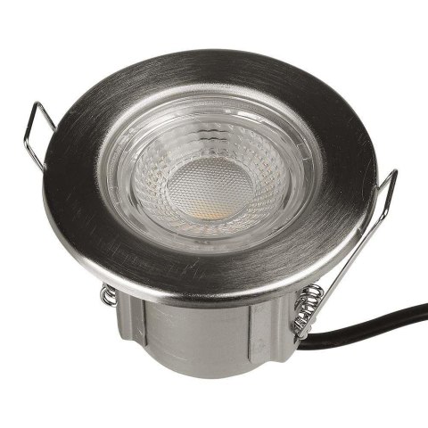 Oczko LED V-TAC SAMSUNG CHIP 5W Hermetyczne IP65 Ściemnialne Satyna (Opak. 10szt) VT-885 3000K 440lm 5 Lat Gwarancji