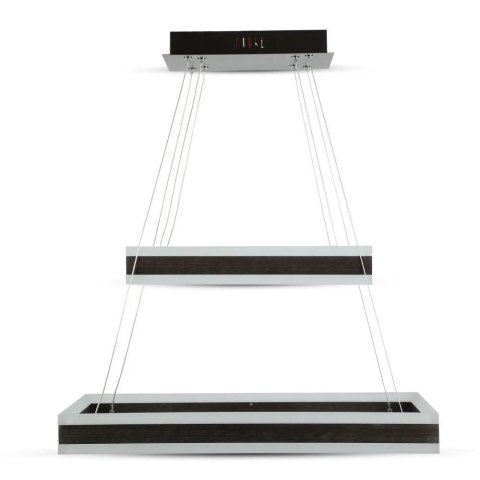 Oprawa Zwieszana LED V-TAC 100W Soft Light Chandelier Ściemnianie Kawowy VT-101-2D-C-N 3000K 6300lm 3 Lata Gwarancji