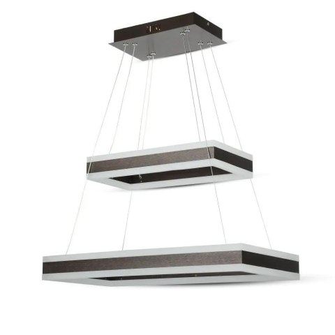 Oprawa Zwieszana LED V-TAC 100W Soft Light Chandelier Ściemnianie Kawowy VT-101-2D-C-N 3000K 6300lm 3 Lata Gwarancji