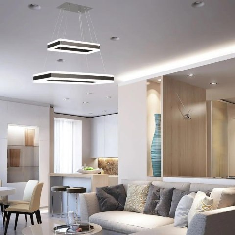 Oprawa Zwieszana LED V-TAC 100W Soft Light Chandelier Ściemnianie Kawowy VT-101-2D-C-N 3000K 6300lm 3 Lata Gwarancji