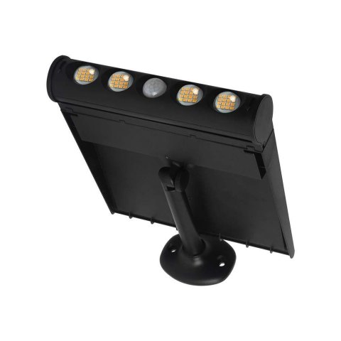 Projektor Solarny 8W LED Czarny 8w1 Czujnik Ruchu IP65 V-TAC 3000K 950lm